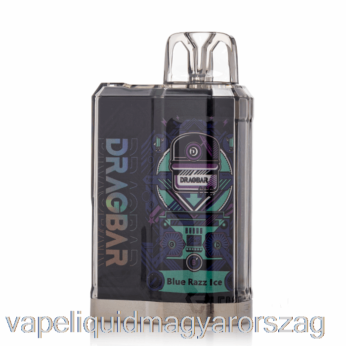 Dragbar B3500 Eldobható Kék Razz Ice Vape és Cigi